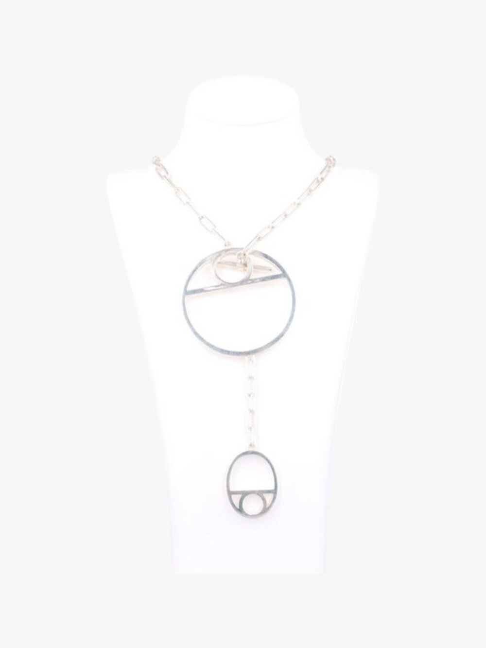 Hermes Chaine D'ancre Game Silver Necklace